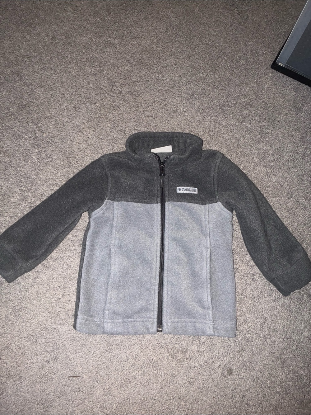 Columbia Kids Two-Tone Gray Fleece Jacket